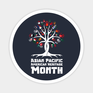 aapi month gift :Asian Pacific American Heritage Month Magnet